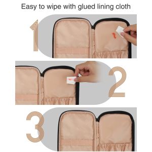 Buy cheap Lager Capacity Double Layer Toiletry Bag With Handle from wholesalers