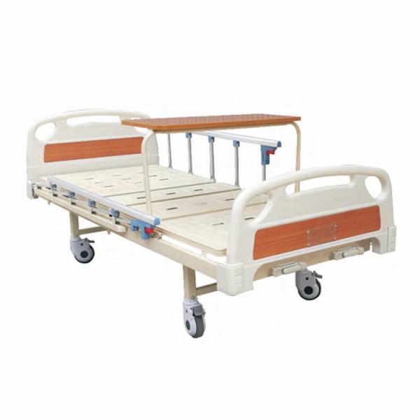 Quality 2 Function Manual Crank Medical Hospital Bed With Customize LOGO for sale