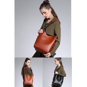 Buy cheap Large Shoulder Women Tote Handbags Cowhide 9.5inch OEM Acceptable from wholesalers