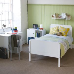 Buy cheap modern single bed pine wood from wholesalers