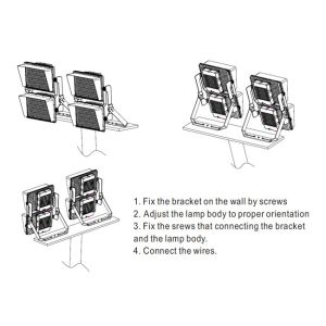 Buy cheap 160LM/W Outdoor Pole Light Fixtures 1000W 4000K 5700K High Output Ultra Bright from wholesalers