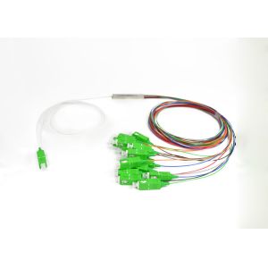 1x2,1x4,1x8,1x16,1x32,1x64,1xN,2xN Steel Tube SCAPC Fiber Optic Splitter