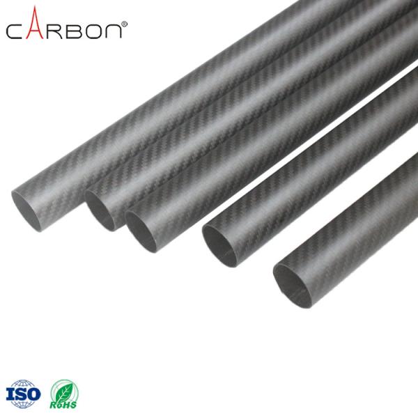 Quality 200 Finish Matte/Glossy ZhongShan Carbon 3K Carbon Fiber Tube for Vaccum Gutter Cleaning for sale
