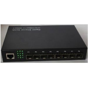 Buy cheap Full Duplex 8 Ports Fiber Optic Switch to RJ45 Port  with  VLAN and QoS from wholesalers
