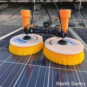 Solar Panel Maintenance Customization Double-Head Rotating Brush with Lithium