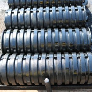 Standard 50mm Conveyor Idler Roller 159mm Belt Guide Roller
