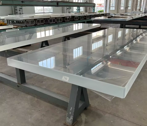 Buy cheap Transparent Acrylic Wall Panels System for Infinity Edge Pool Custom Manufacturing & CNC Cutting Service from wholesalers