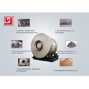 Buy cheap 3-5t River Sand Three Cylinder Dryer Equipment , Triple Pass Sand Rotary Dryer from wholesalers