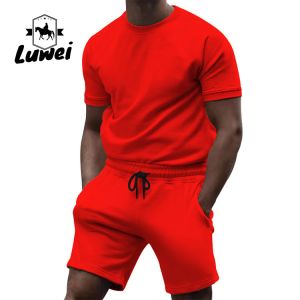 Buy cheap Cotton Jogging Men Sportswear Set Gym Tracksuit Drawstring 2 Piece Track Suit from wholesalers