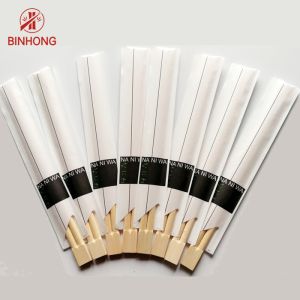 Buy cheap Paper Packed Sushi Natural Bamboo Disposable Chopsticks With Customized Logo from wholesalers