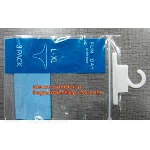 clothes package garment bag with hook,inexpensive transparent PVC swimwear