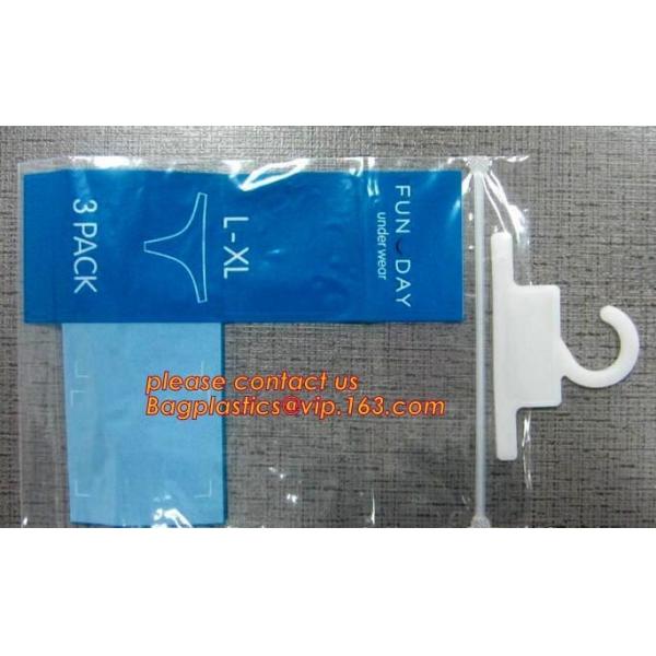 clothes package garment bag with hook,inexpensive transparent PVC swimwear