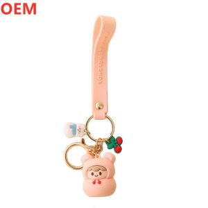 Buy cheap Custom 3d Plastic Cute Cartoon Keychains OEM Factory Design Cartoon Plastic Keychains from wholesalers