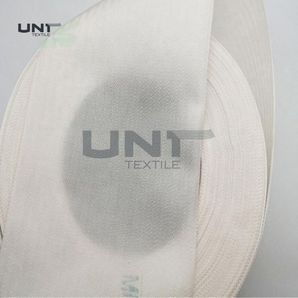 White Woven Garments Accessories Nylon Curing Tape With Coating