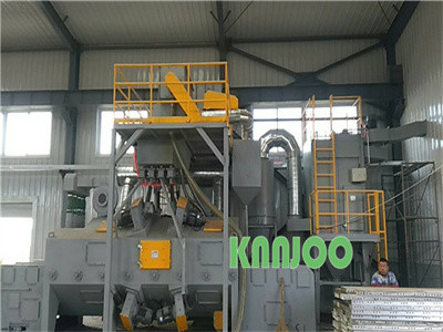 Quality Customized Wire Mesh Belt Shot Blasting Machine With 2-6mm Mesh Electricity Power Source for sale