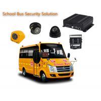 Buy cheap 4 Channels 1080P / 720P 4 Camera Car DVR For School Buses , Mobile DVR Systems product