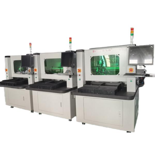 Quality PCB Router Machine For PCB Assembly And Depaneling With Twin Table And Windows Routing Bit Sectionin for sale