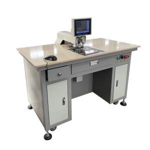 Semi-auto CCD Hole Punching Machine For PET Polyester Front Panel