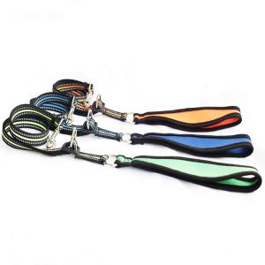 Buy cheap Adjustable LOGO Nylon Dog Leash . Dog Rope Lead Retractable Nylon Braided Pet Dog Leash product