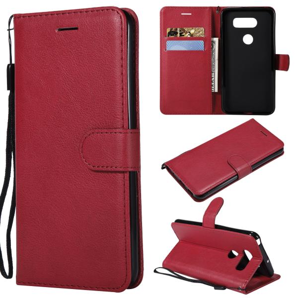 Buy cheap LG V30 Pure Color Leather Wallet Protective Case with Card Slots from wholesalers