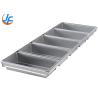 Buy cheap RK Bakeware China Foodservice NSF Telfon Nonstick 4 Strap Aluminized Pullman Loaf Pan / Steel Hearth Bread Pan from wholesalers