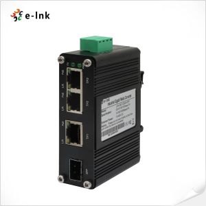 Buy cheap Mini Industrial 3 Port 10/100/1000T 802.3at PoE + 1-Port 100/1000X SFP #Ethernet #Switch With 12~48VDC Input from wholesalers
