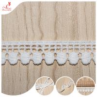 Buy cheap Sustainable Crochet White Polyester Lace Trimmings Ribbon 1.3cm For Girl's Dress Skirt product