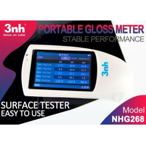 Buy cheap NHG268 Digital Gloss Meter  20° 60° 85° Degree Touch Screen Operation Surface Tester from wholesalers