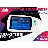 Buy cheap NHG268 Digital Gloss Meter  20° 60° 85° Degree Touch Screen Operation Surface Tester product