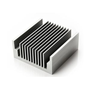 Buy cheap Anodized 6005 Aluminum Heatsink Extrusion Profiles With Punching / Drilling from wholesalers