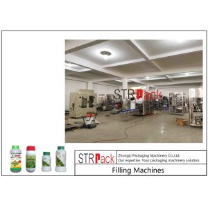 50ml Servo Piston Filling Machine Pesticide Fertilizer 4800B / H