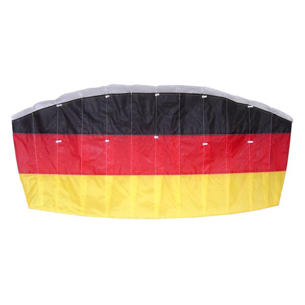 Outdoor Parafoil Stunt Kite Various Color Common Size 2-5bft Swing Range