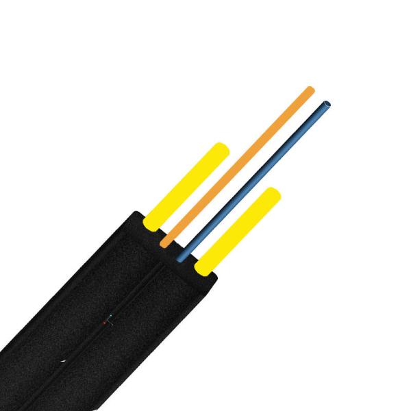 Buy cheap Ftth Outdoor 2 Core G657a Fiber Optic Drop Cable 2.0*3.4 Mm Diameter With Lszh Jacket from wholesalers