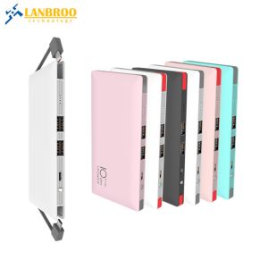 Buy cheap DC5.0V 2.4A Out Put 10000MAH Power Bank ABS+rubber oil smart power bank For Xmas Gift Portable from wholesalers