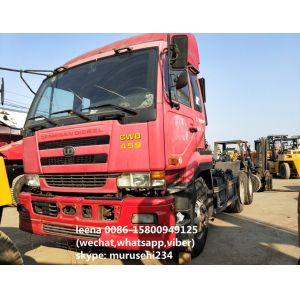 Buy cheap Japanese Diesel Nissan Used Tractor Head Cwb 459 350hp Low Mileage With PTO from wholesalers