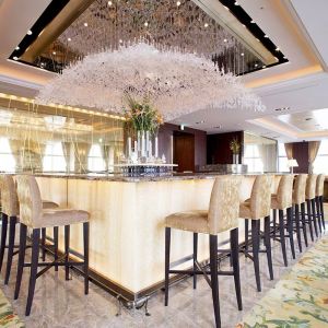 Buy cheap Hotel Lobby Glass Speaker Pendant Chandelier Hotel Bar Aisle Crystal Lamp KTV Club Creative Chandelier from wholesalers