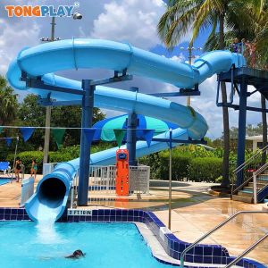 Buy cheap Commercial Spiral Water Slide with Max Capacity >500kg Allowable Passenger >8 and Steel Construction from wholesalers