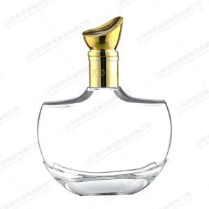 Buy cheap OEM/ODM Accepted Electroplating Clear Glass Bottles for Brandy Whiskey Vodka Liquor from wholesalers