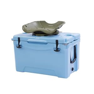 Buy cheap Customized 50L Rotomolded Cooler Box , Fishing Plastic Insulated Ice Box from wholesalers