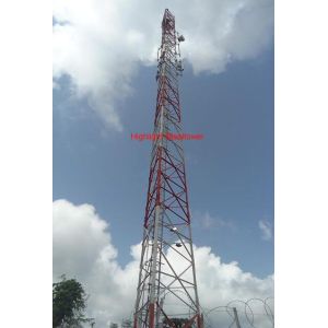 Buy cheap Anti Rust Angle Steel Tower Triangular Telecommunication Tower Easy Assembly from wholesalers