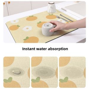 Buy cheap Southwestern Design Style Custom Polyester Dish Matting for Easy Cleaning and Quick Drying from wholesalers
