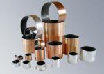 Buy cheap PTFE + Porous Bronze Powder Steel Backing Self Lubricating Bushing Du Bearing / Du Bush ( SF-1 ) from wholesalers