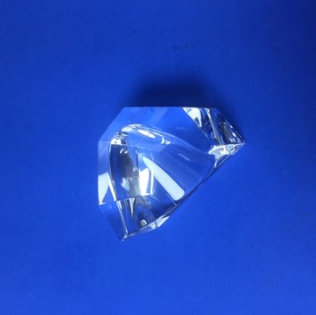Buy cheap Angle Tolerance of 0/-0.1mm Optical Glass Wedge Shape Quartz Light Guide Block for Precision from wholesalers