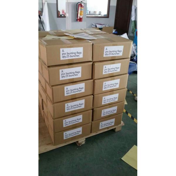 plastic bunting flags outer package