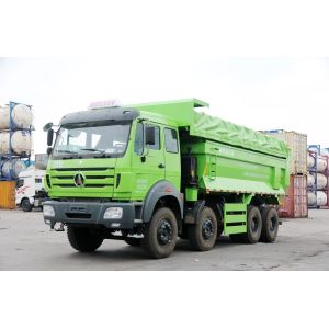 Buy cheap Beiben 8x4 Muck Tipper Used Heavy Trucks Single And Half Row Cab 12 Tires from wholesalers