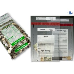 Buy cheap Opaque Transparent Bank Deposit LDPE Secure Tamper Evident Bag from wholesalers