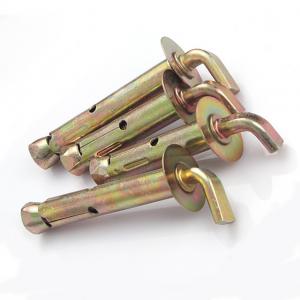 Buy cheap Carbon Steel M10 L Hook Sleeve Anchor Bolts Yellow Galvanization product