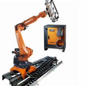 Buy cheap KUKA Industrial Robot Arm KR210 R2700 6 Axis With CNGBS Robot Linear Track For Automation Work Line from wholesalers
