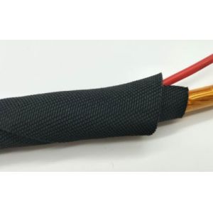Buy cheap Lightweight 1 Inch Self Wrapping Split Braided Sleeving Flame Retardant from wholesalers