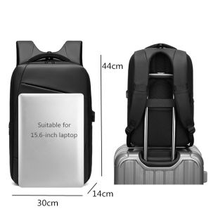 Buy cheap Daily Life 19L Slim Modern Laptop Backpack With USB 30*14*44cm from wholesalers
